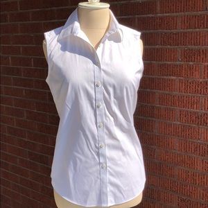 Brooks Brothers classic sleeveless buttondown sz 2